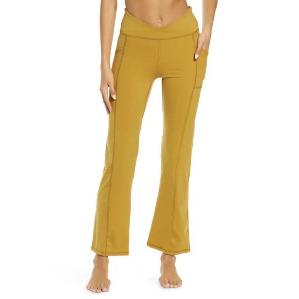 FP Movement Shanti Yellow Leggings Size S New - Picture 2 of 8